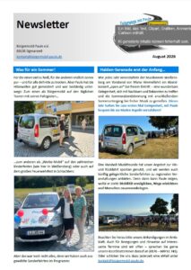 Newsletter August